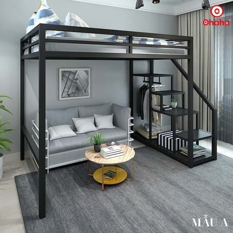 Giường tầng thông minh khung sắt Ohaha - GTS037