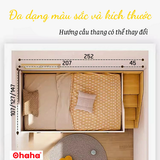Giường tầng thông minh Ohaha kết hợp tủ áo - GTTM014