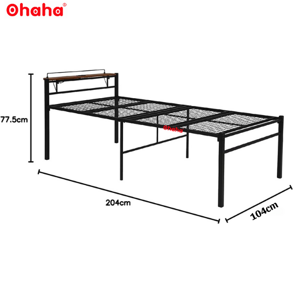 Giường sắt hiện đại Ohaha - GS002