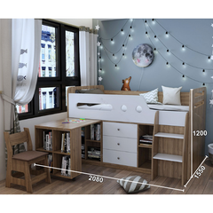 Giường tầng thông minh đa năng Ohaha - GTĐN005