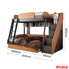 Giường tầng thông minh đa năng Ohaha - GTTM035