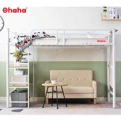 Giường tầng thông minh khung sắt Ohaha có kệ để đồ - GTS015