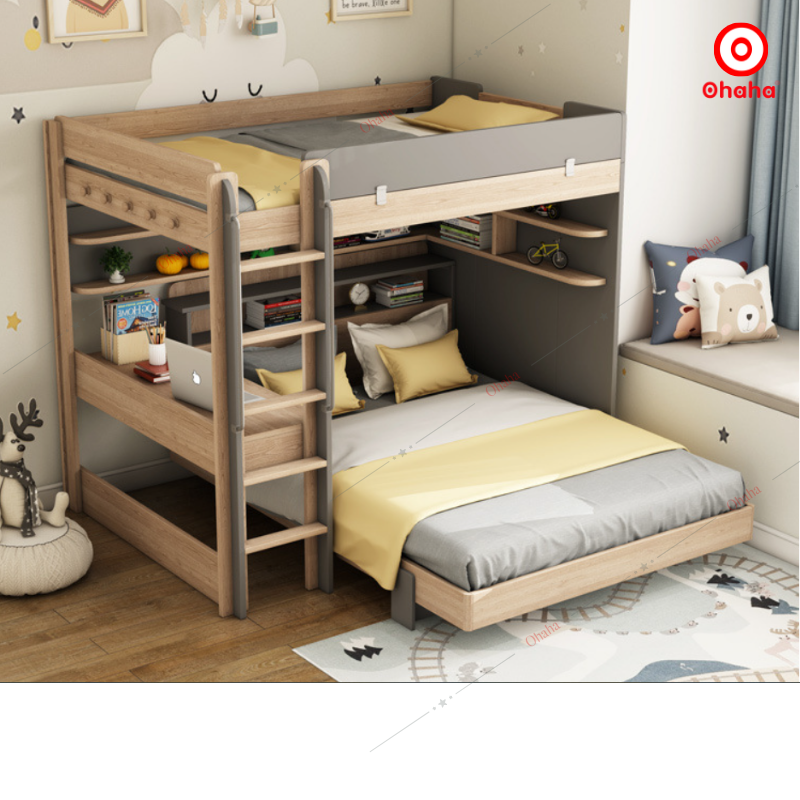 Giường tầng thông minh đa năng Ohaha - GTĐN030
