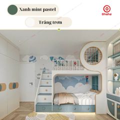 Giường tầng thông minh hiện đại cao cấp Ohaha - GTHĐ029