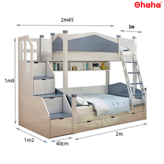 Giường tầng thông minh OHAHA - GTTM008