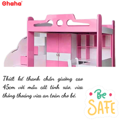 Giường tầng thông minh Ohaha - GTTM006