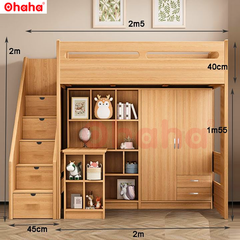 Giường tầng thông minh cao cấp Ohaha - GTCC015