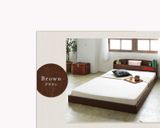 Giường Ngủ Cao Cấp HMR Lõi Xanh Chống Ẩm OHAHA Japanese Style - Brown Bed