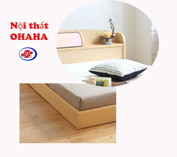 Giường ngủ bệt kiểu Nhật gỗ công nghiệp Yellow Bed Ohaha -  GB014