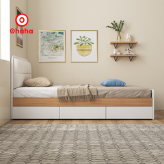 Giường ngủ gỗ công nghiệp bọc nệm Ohaha - GN003