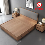 Giường ngủ gỗ công nghiệp bọc nệm OHAHA - GN015
