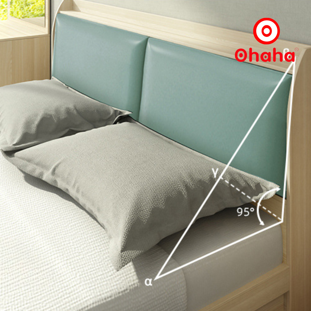 Giường ngủ gỗ công nghiệp bọc nệm OHAHA - GN016