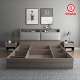 Giường ngủ gỗ công nghiệp bọc nệm OHAHA - GN018