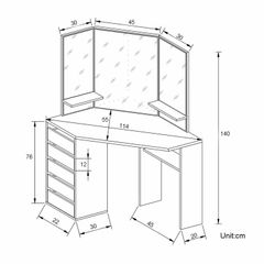 Bàn Trang Điểm OHAHA - TĐ019