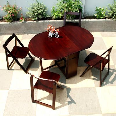 BÀN GHẾ XẾP NÂU OVAL BBA39-OH OHAHA