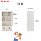 Tủ Quần Áo Trẻ Em Hiện Đại Ohaha - TAK011