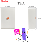 Tủ Quần Áo Trẻ Em Hiện Đại Ohaha - TAK011