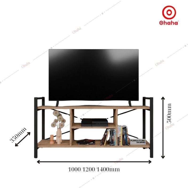 Kệ Tivi Gỗ Công Nghiệp Kiểu Dáng Đơn Giản - TV017