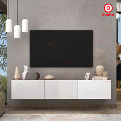Kệ Tivi Treo Tường Màu Trắng Trang Nhã - TV010