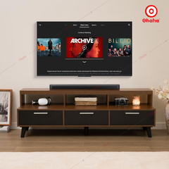 Kệ Tivi Gỗ Công Nghiệp 2 Tầng Phong Cách Cổ Điển- TV009