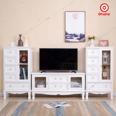 Kệ Tivi Gỗ Công Nghiệp Phong Cách Hoàng Gia - TV024