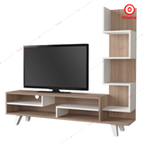 Kệ Tivi Gỗ Công Nghiệp Kết Hợp Kệ Sách OHAHA - TV022