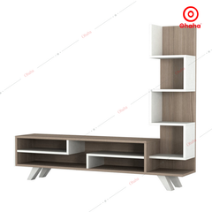 Kệ Tivi Gỗ Công Nghiệp Kết Hợp Kệ Sách OHAHA - TV022