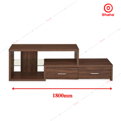Kệ Tivi Gỗ Công Nghiệp Lệch Tầng Kiểu Dáng Độc Lạ Ohaha - TV008