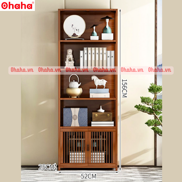 Kệ trang trí phòng khách thiết kế sang trọng Ohaha - KTT014