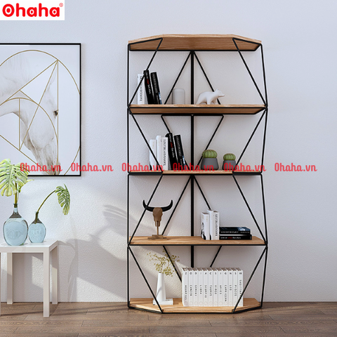 Kệ trang trí phòng khách thiết kế sang trọng Ohaha - KTT015