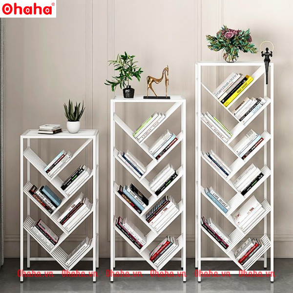 Kệ trang trí phòng khách thiết kế sang trọng Ohaha - KTT017