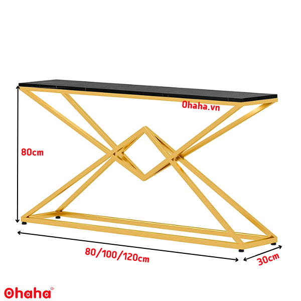 Kệ trang trí phòng khách sang trọng cao cấp Ohaha - KTT026