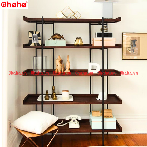 Kệ trang trí phòng khách thiết kế sang trọng Ohaha - KTT018