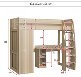 Giường tầng thông minh Ohaha - GTTM020