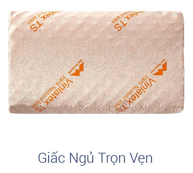 GỐI CAO SU THIÊN NHIÊN VINLATEX