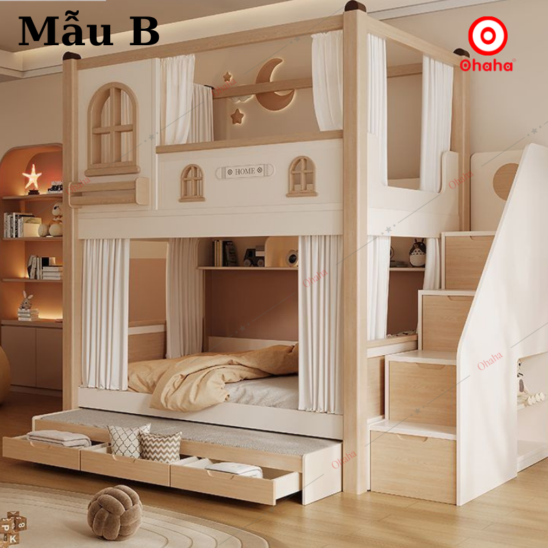 Giường tầng thông minh cao cấp Ohaha - GTTM044