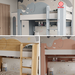 Giường tầng thông minh hiện đại cao cấp OHAHA - GTHĐ025