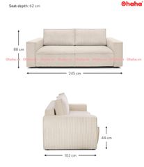 Ghế SOFA Đa Năng Tiện Dụng OHAHA Màu Be- SF003