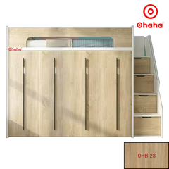 Giường tầng thông minh Ohaha kết hợp tủ áo - GTTM014