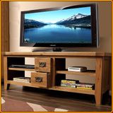 Kệ tivi Rustic - TV Hở Hậu 1m5 : Kệ Ti Vi Gỗ Sồi - Hở Chân