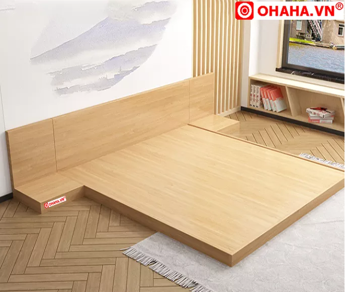 Giường ngủ hiện đại kiểu Nhật Ohaha (180x200)cm - Ohaha: Chào mừng bạn đến với giường ngủ hiện đại kiểu Nhật Ohaha. Với nét đơn giản nhưng vẫn rất sang trọng, Ohaha thể hiện rõ sự hoàn hảo và khẳng định một phong cách độc đáo. Bạn sẽ được tha hồ thể hiện sự sáng tạo và hiện đại trong không gian sống của mình.