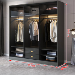 Tủ quần áo cánh kính Ohaha - TCK008