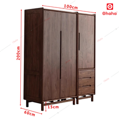 Tủ quần áo gỗ công nghiệp cao cấp Ohaha - TACC21