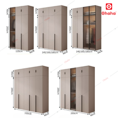 Tủ quần áo gỗ công nghiệp hiện đại Ohaha - HĐ026
