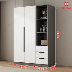 Tủ quần áo gỗ công nghiệp hiện đại Ohaha - HĐ027