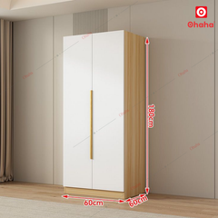 Tủ quần áo gỗ công nghiệp hiện đại Ohaha - HĐ027