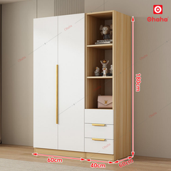 Tủ quần áo gỗ công nghiệp hiện đại Ohaha - HĐ027