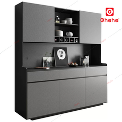 Tủ bếp đa năng nhiều ngăn có quầy bar - TB075