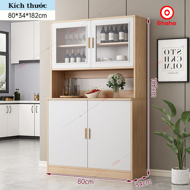 Tủ bếp đa năng gỗ công nghiệp hiện đại Ohaha - TB062