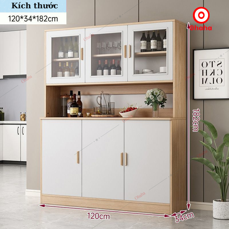 Tủ bếp đa năng gỗ công nghiệp hiện đại Ohaha - TB062
